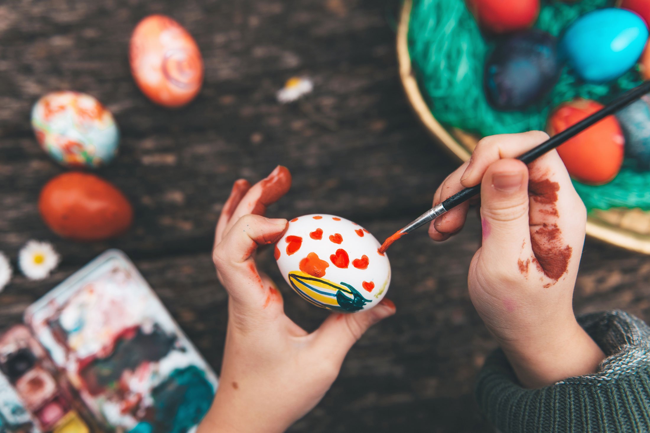 Easter Egg Painting - Fairmont Chateau Lake Louise